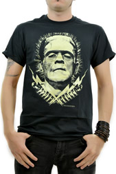 Rock Rebel Frankenstein Face T-Shirt