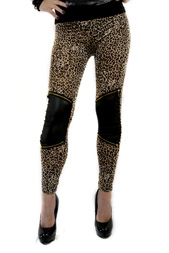 Leopard Zipper leggings